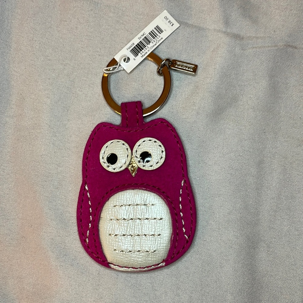Coach Limited Edition Owl Keychain NWT